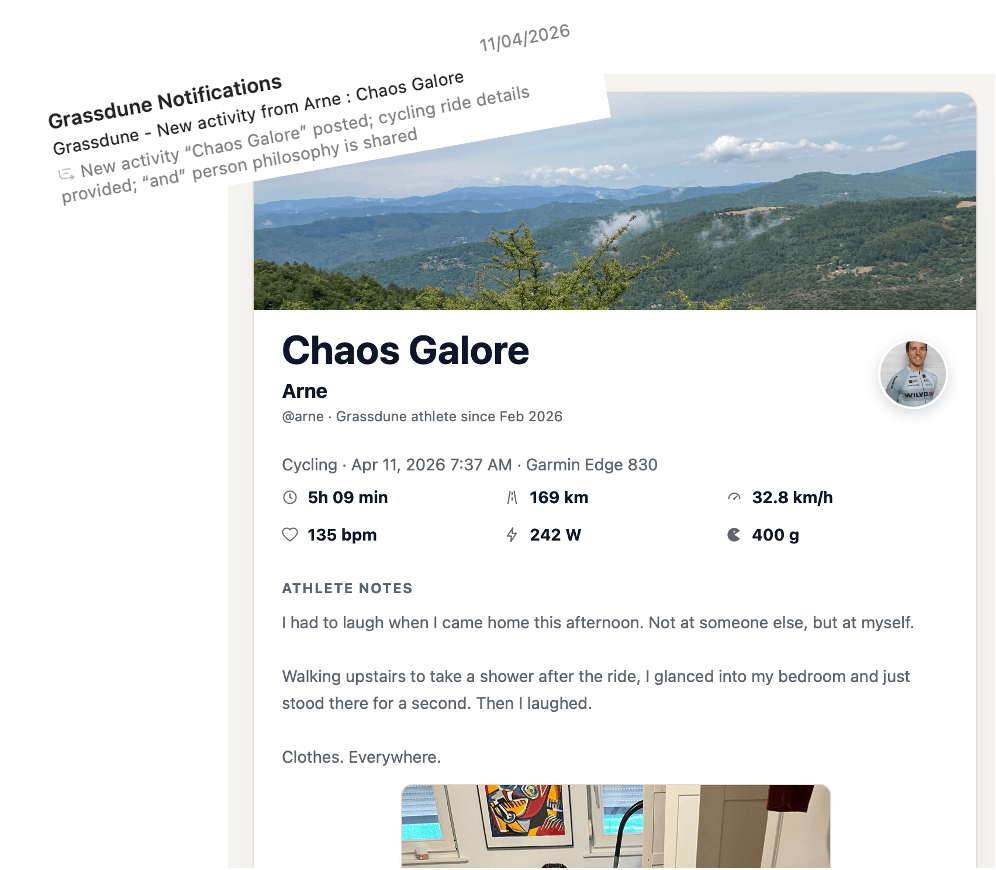 Grassdune newsletter email preview